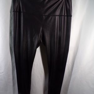 Fashion Nova Black pleather leggings